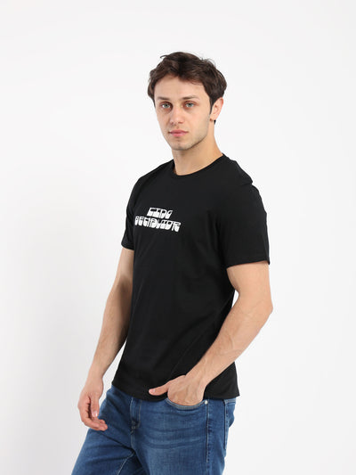 T-Shirt - Text Print - Regular Fit