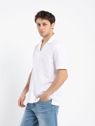 Shirt - Textured - Short Sleeves