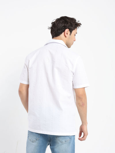 Shirt - Textured - Short Sleeves