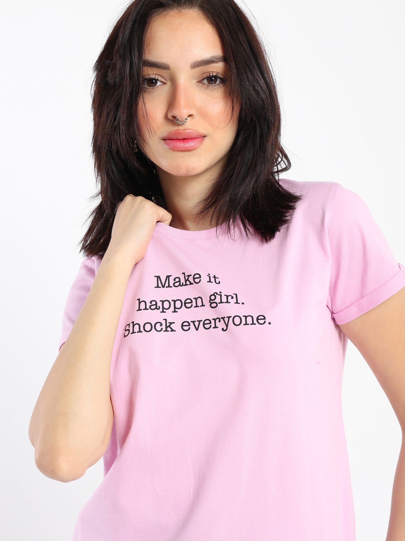 T-Shirt - "Make It Happen" Front Print