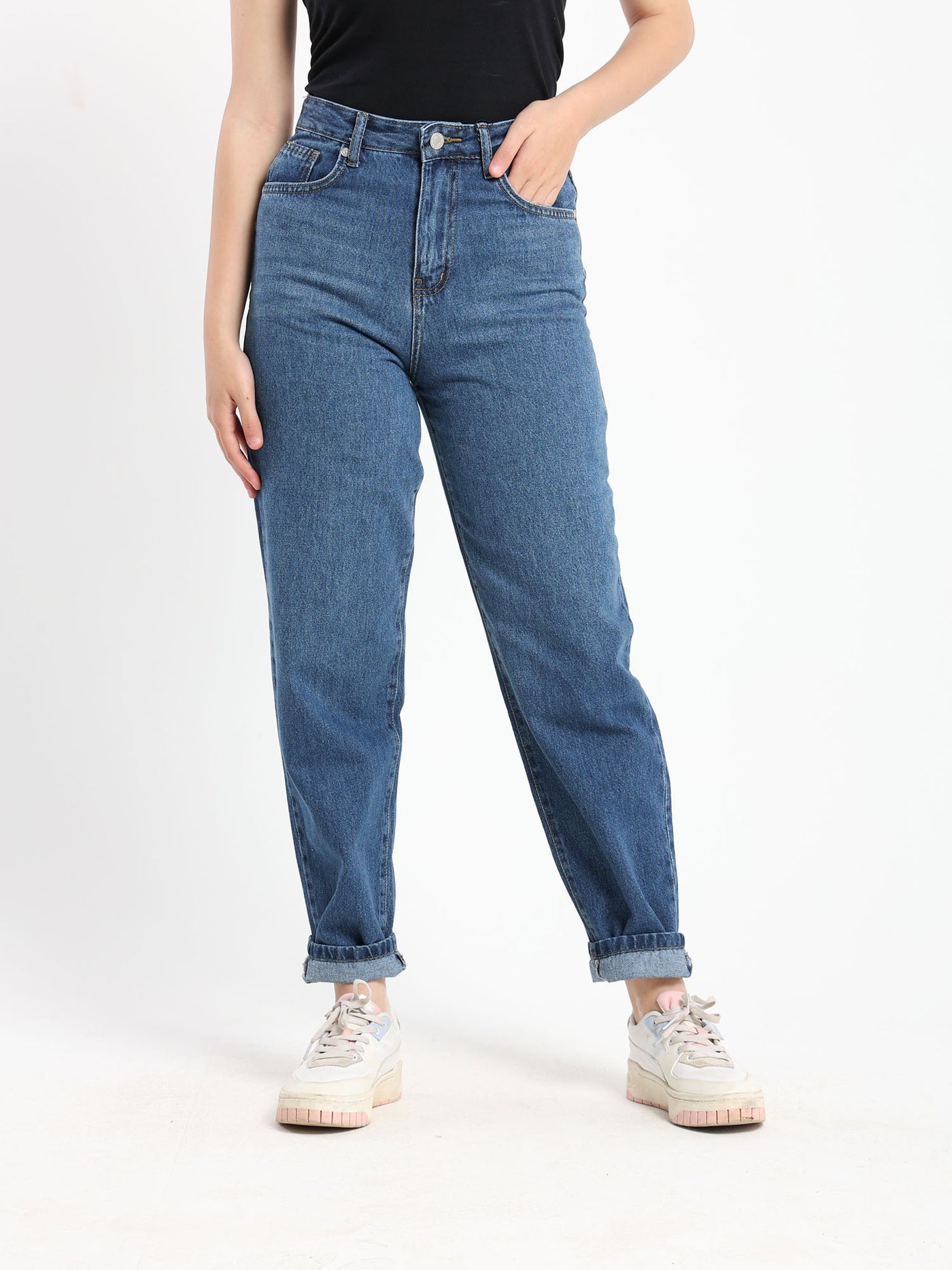 Jeans - High waist - Gaucho