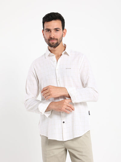 Shirt - Checkered - Linen
