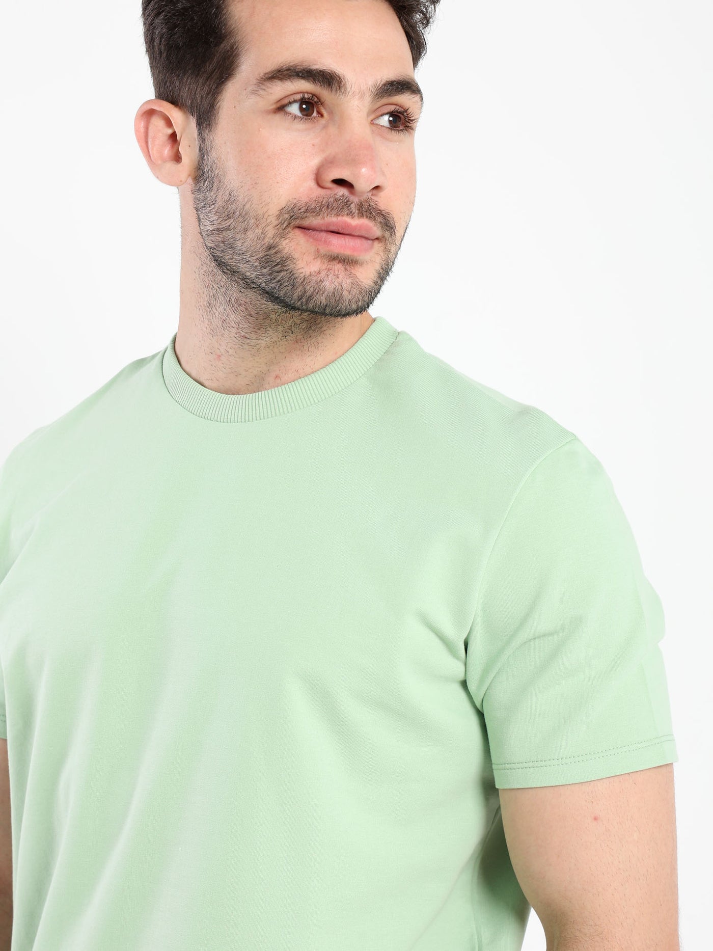 T-Shirt Relaxed R-Neck Ss / Melton Longer Sleeves