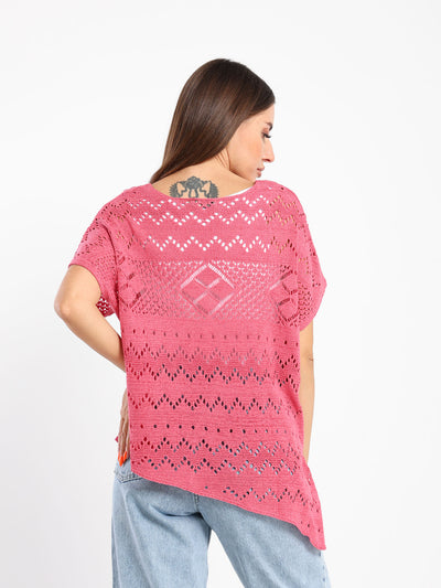 Top Crochet Oversized Top