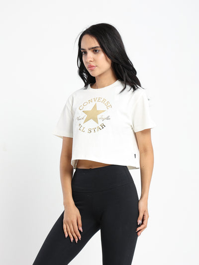 CHUCK PATCH CROPPED TEE
