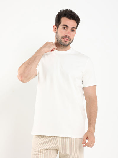 T-Shirt Relaxed R-Neck Ss / Melton Longer Sleeves