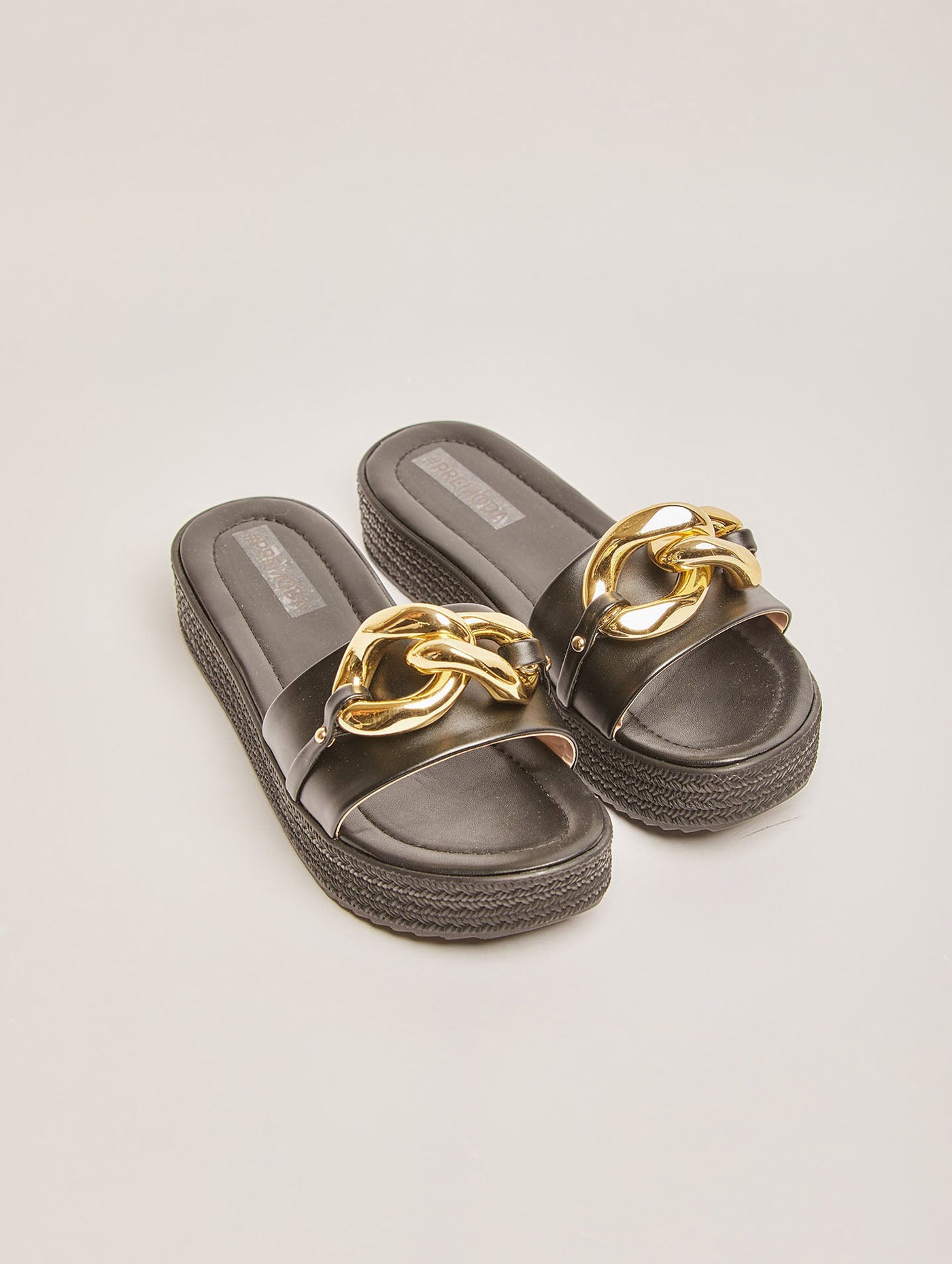 Slippers - Open Toe - Front Chain