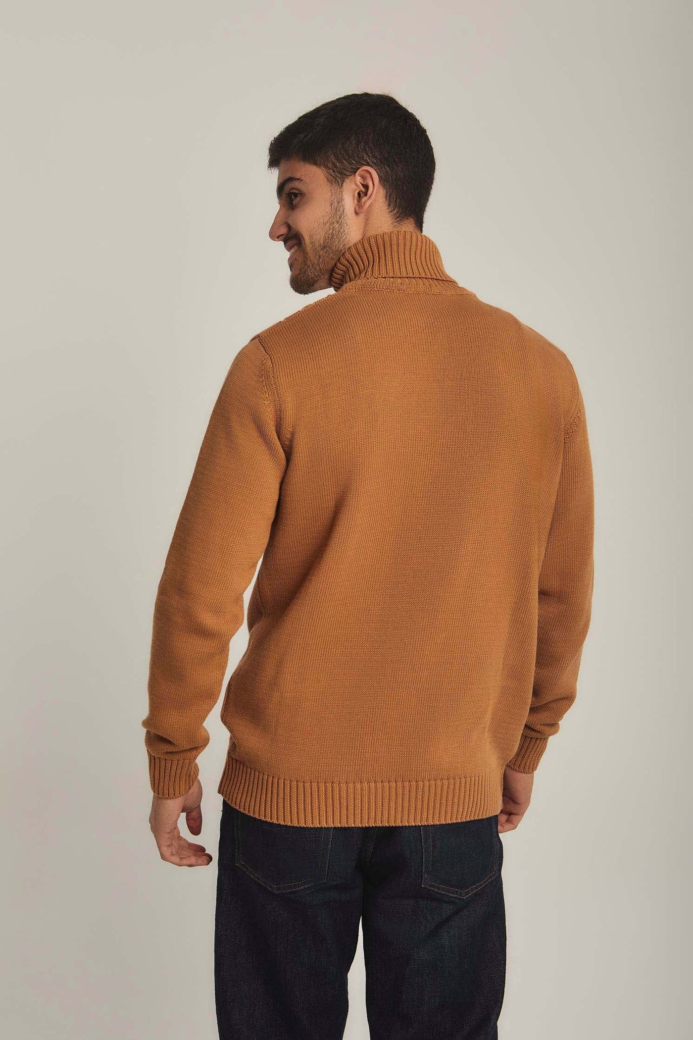 Pullover - Knitted - Turtle Neck