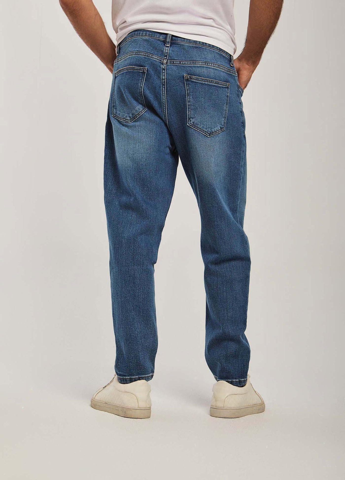 Denim Pants - Regular Fit - With Pockets