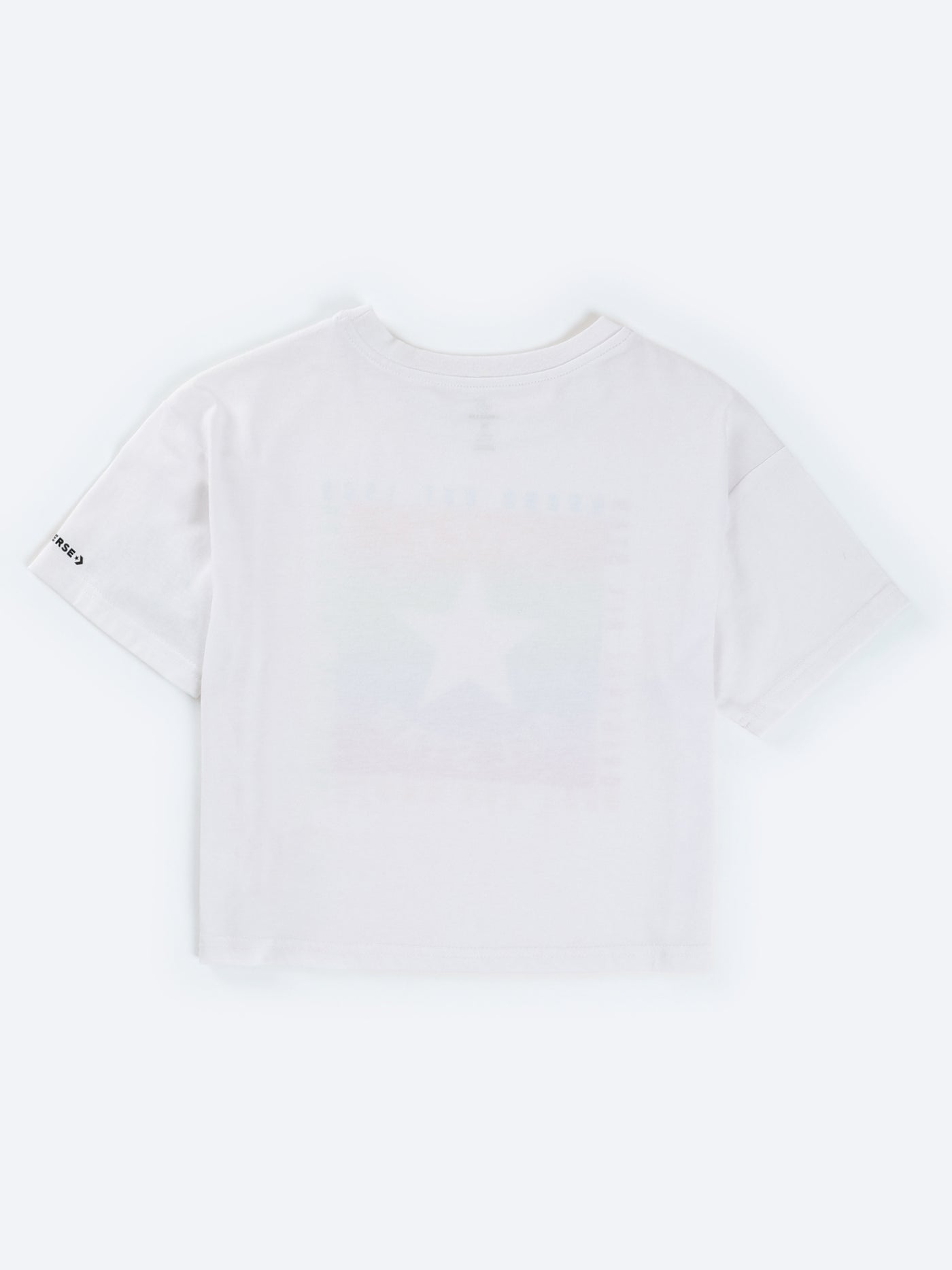 Converse Kids Girls Printed Half Sleeves T-Shirt