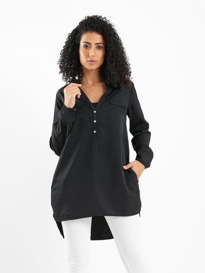 Blouse - Oversized - High-Low