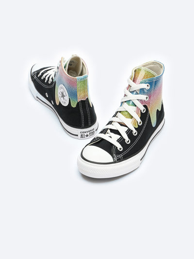 Converse Kids Unisex Glitter Drip Sneakers