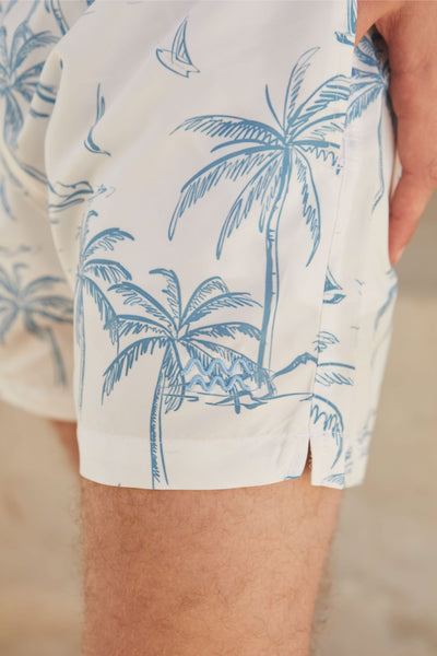 Swim Shorts - Palm Tree Print
