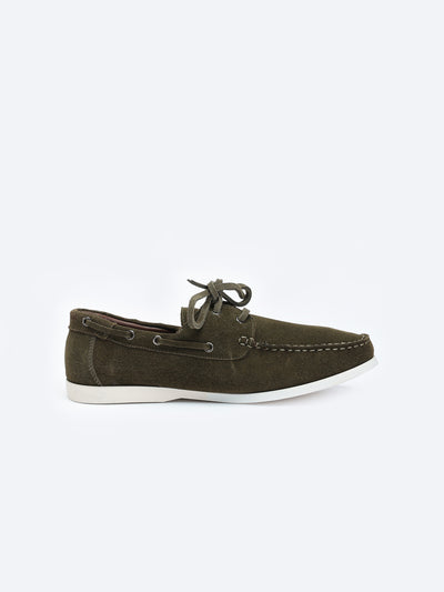 Loafers - Lace-up  - Suede