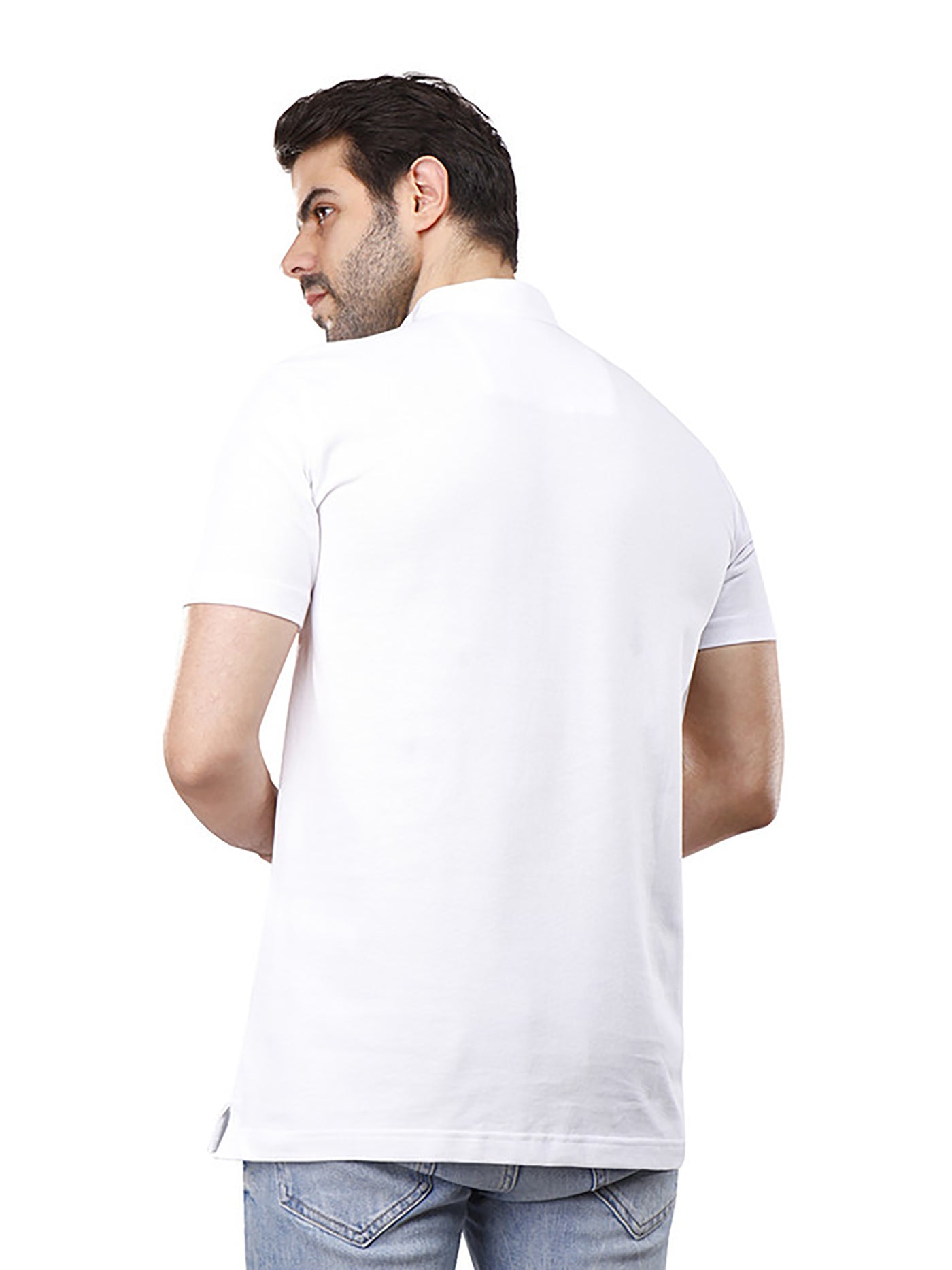 Polo Shirt - Solid - Buttoned Neck