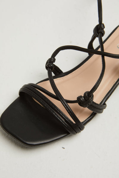 Sandals - Flat - Lace-up