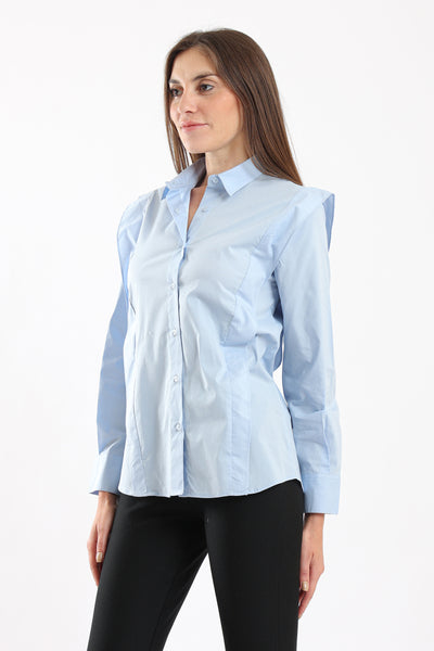 Shirt - Pointed Shoulder - Long Sleeves