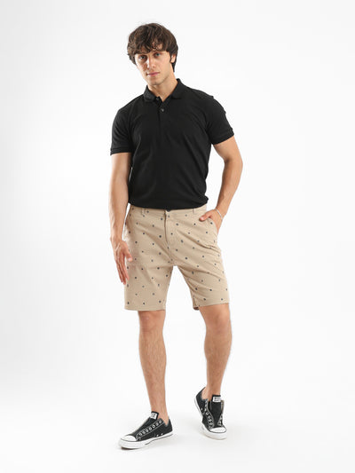 Shorts - Printed - Fly-Zip