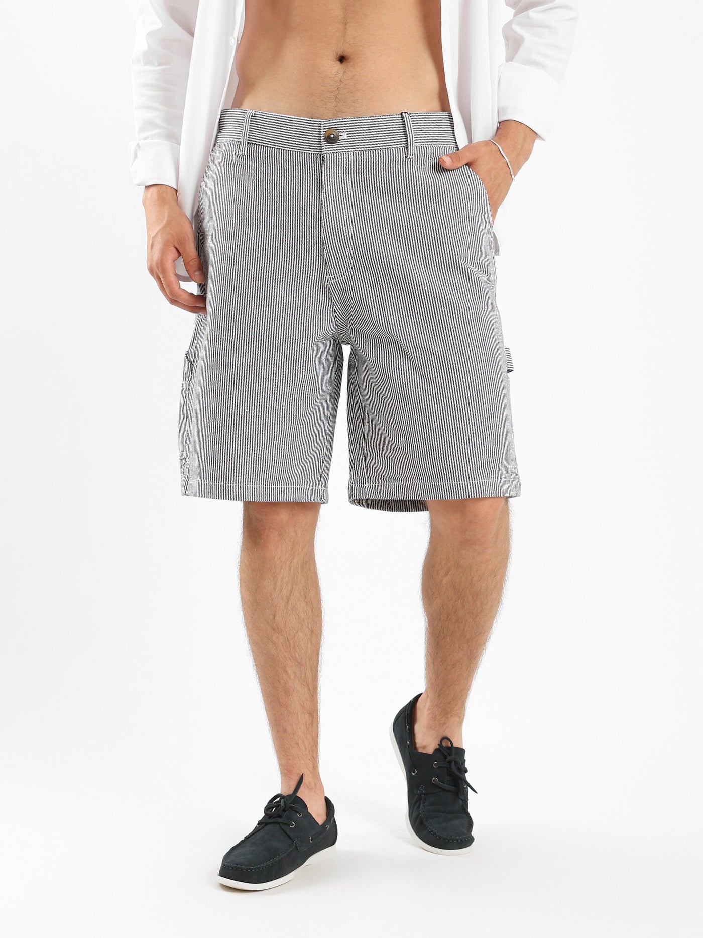 Shorts - Striped - With Pockets