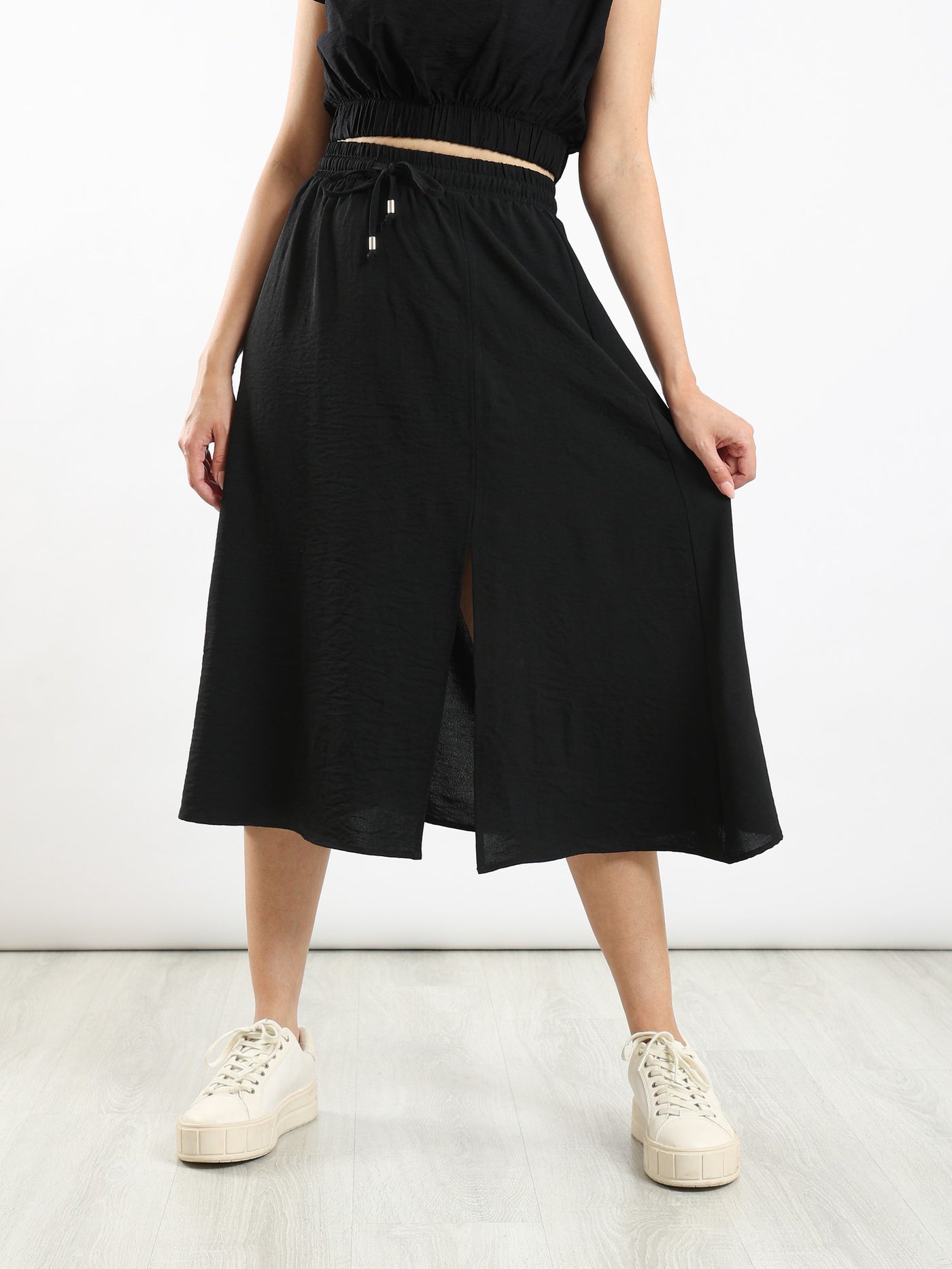 Skirt - Drawstring - Midi Length
