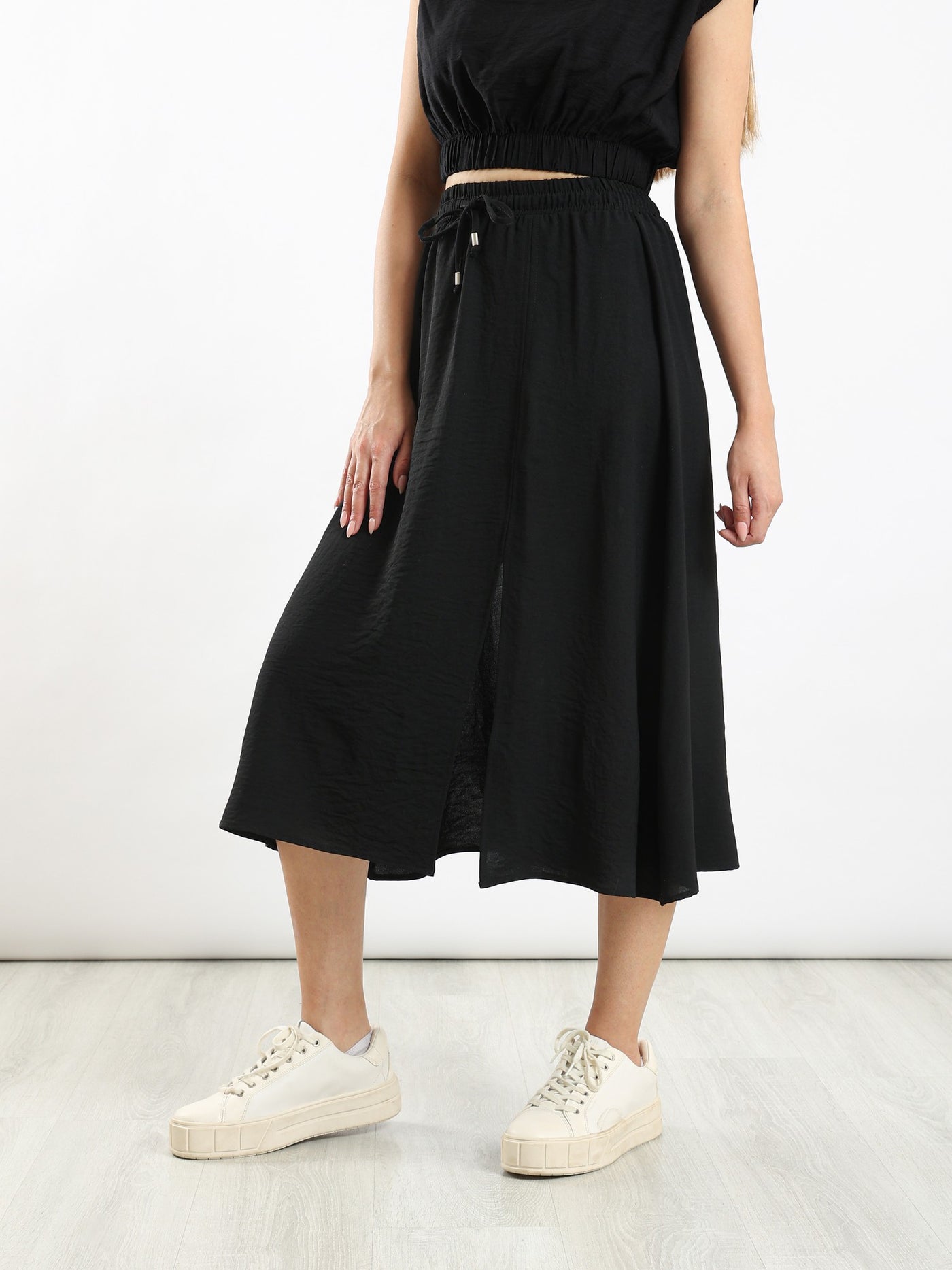Skirt - Drawstring - Midi Length
