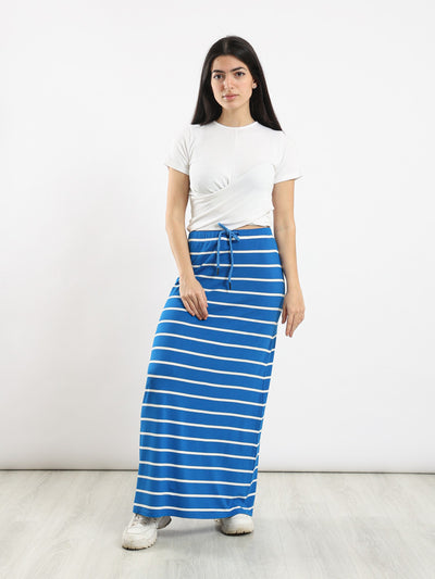 Skirt - Striped - Drawstring