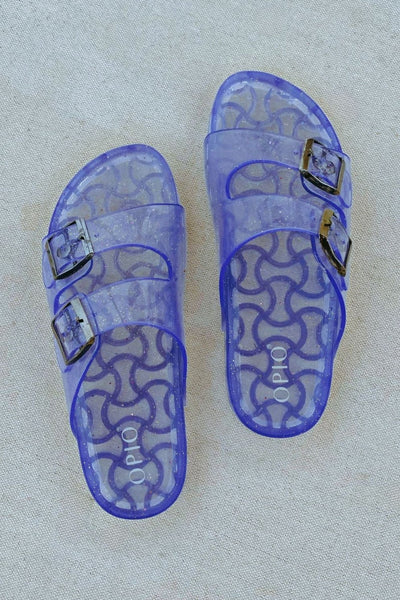 Slippers - Transparent - Double Buckle