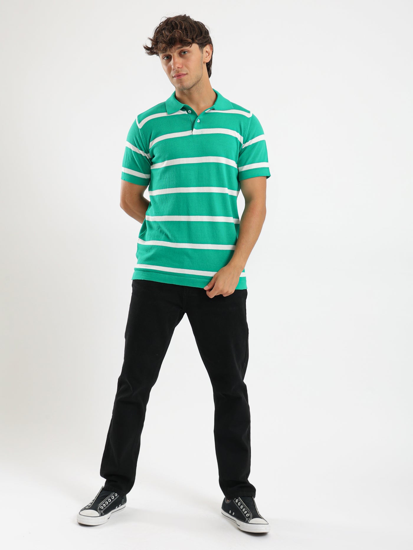 T-Shirt - Half Sleeves - Striped