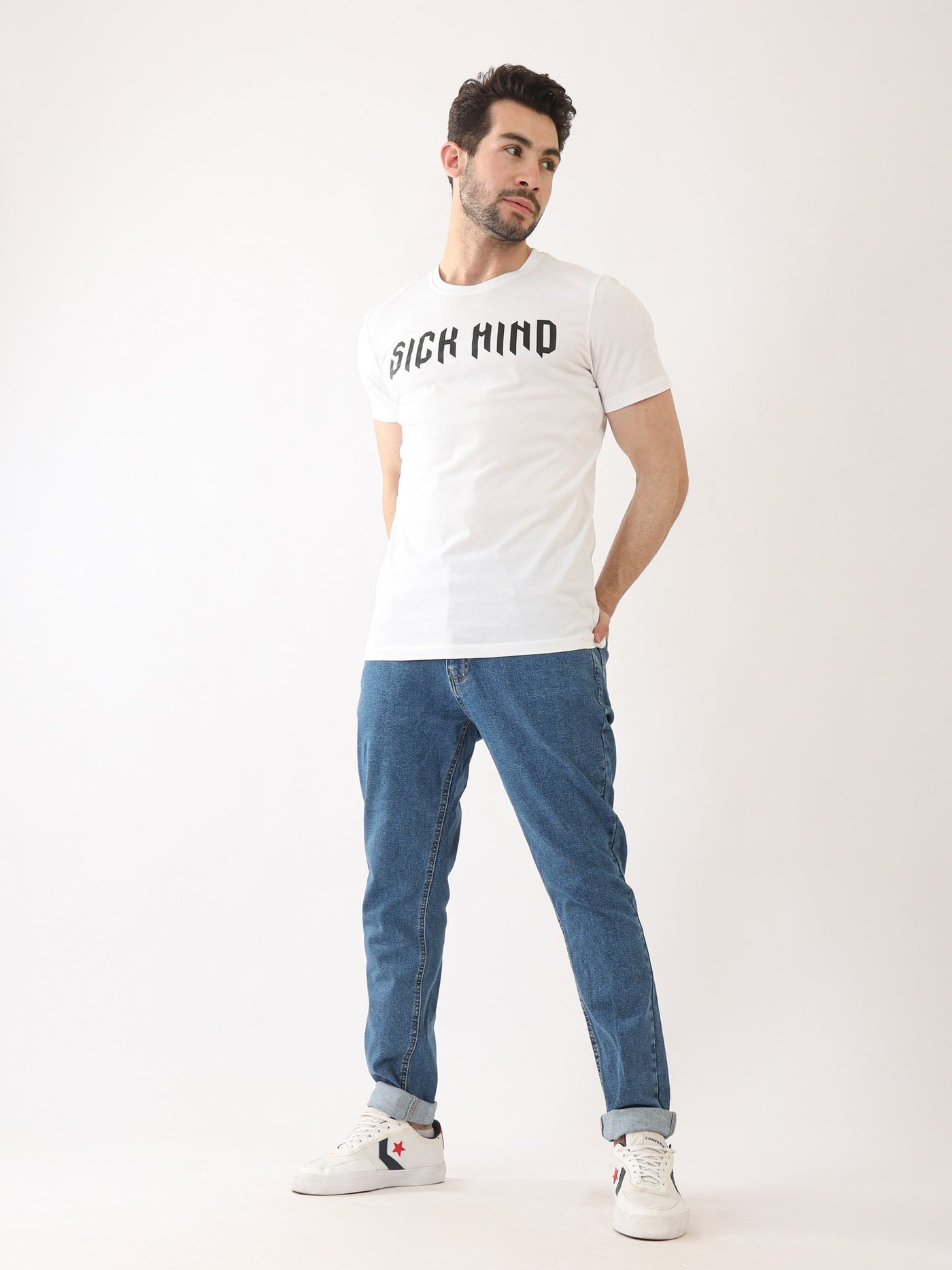 T-Shirt - "Sick Mind" - Half Sleeves