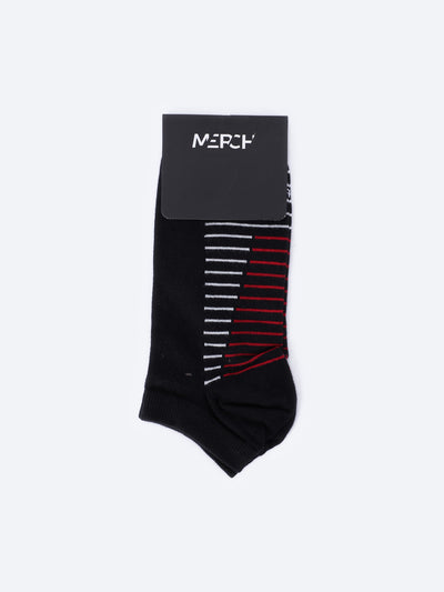 Merch Men's Striped Ankle Socks