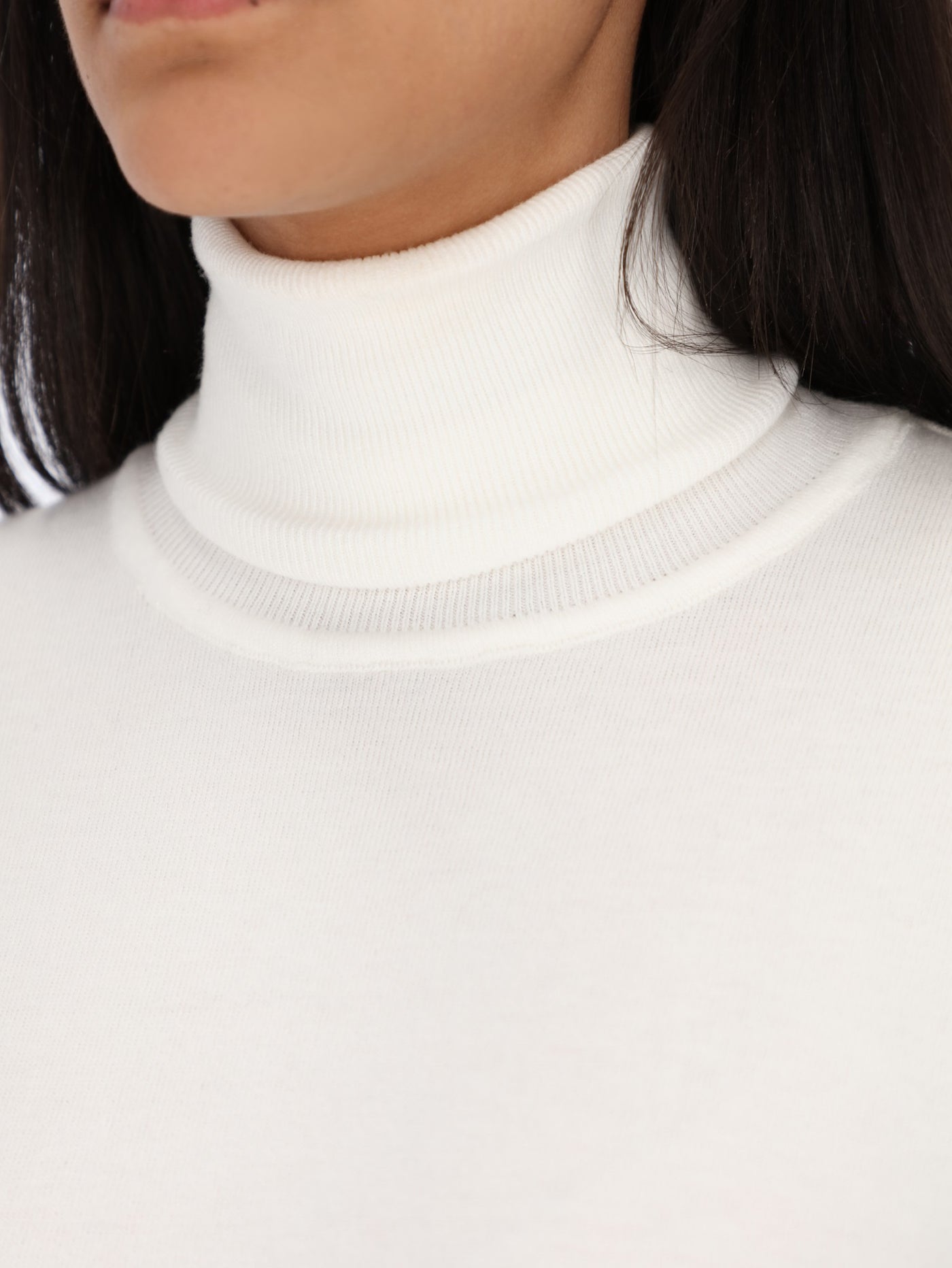 Turtleneck Ribbed Sweater