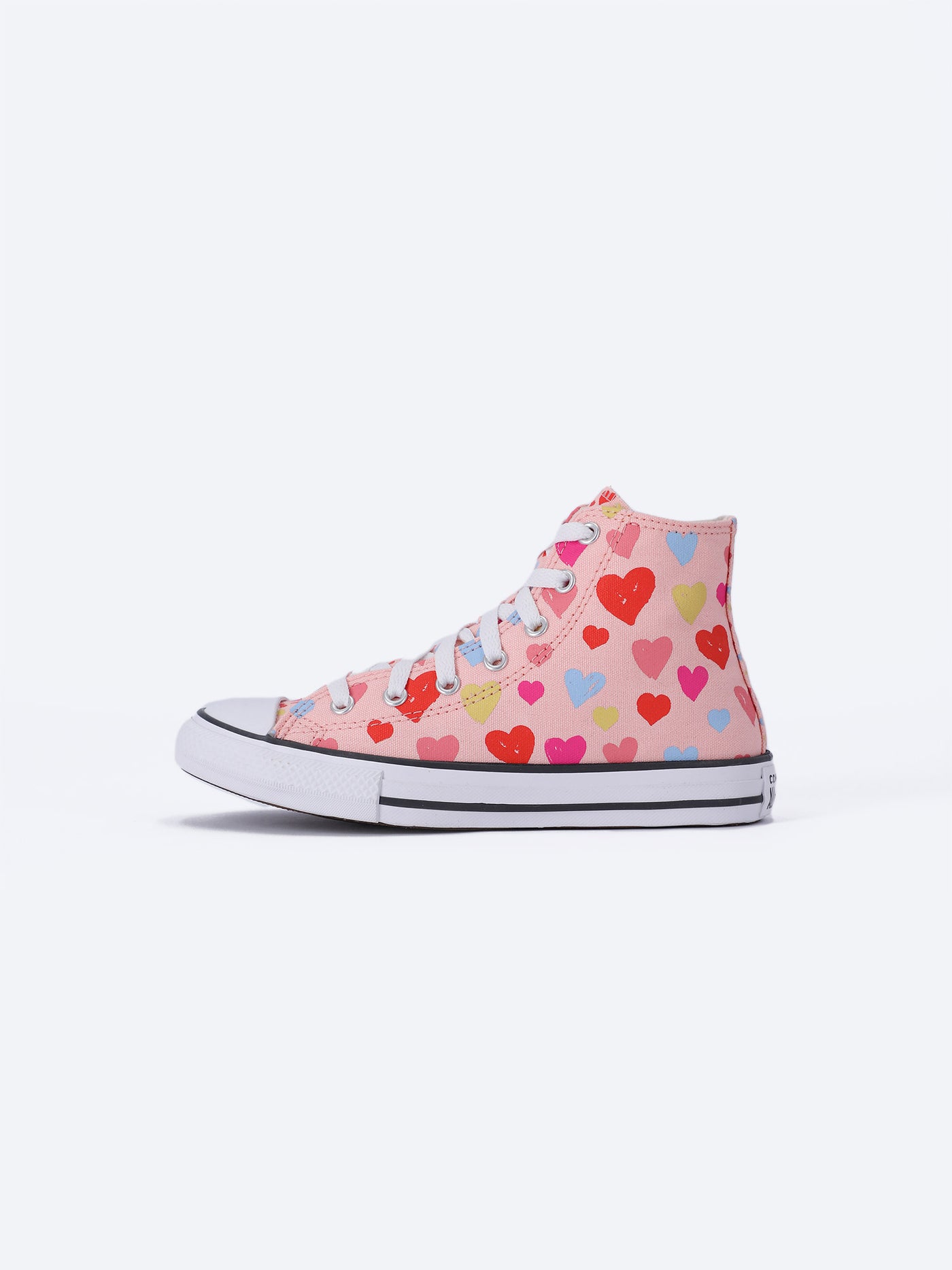 Converse Youth Girls Always On Hearts Sneaker Shoes