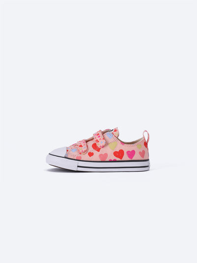 Converse Infants Girls Always On Hearts Easy-On Chuck Taylor All Star Low Top Sneaker Shoes
