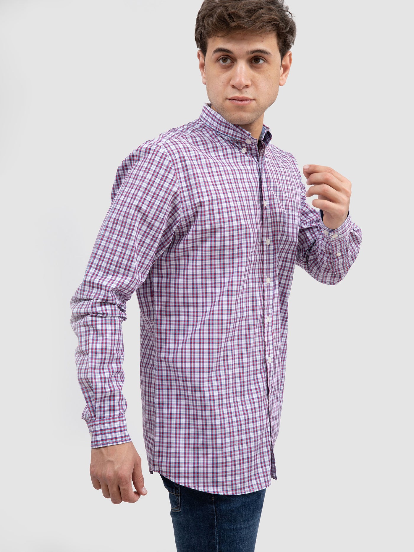 Premoda Mens Checkered Shirt