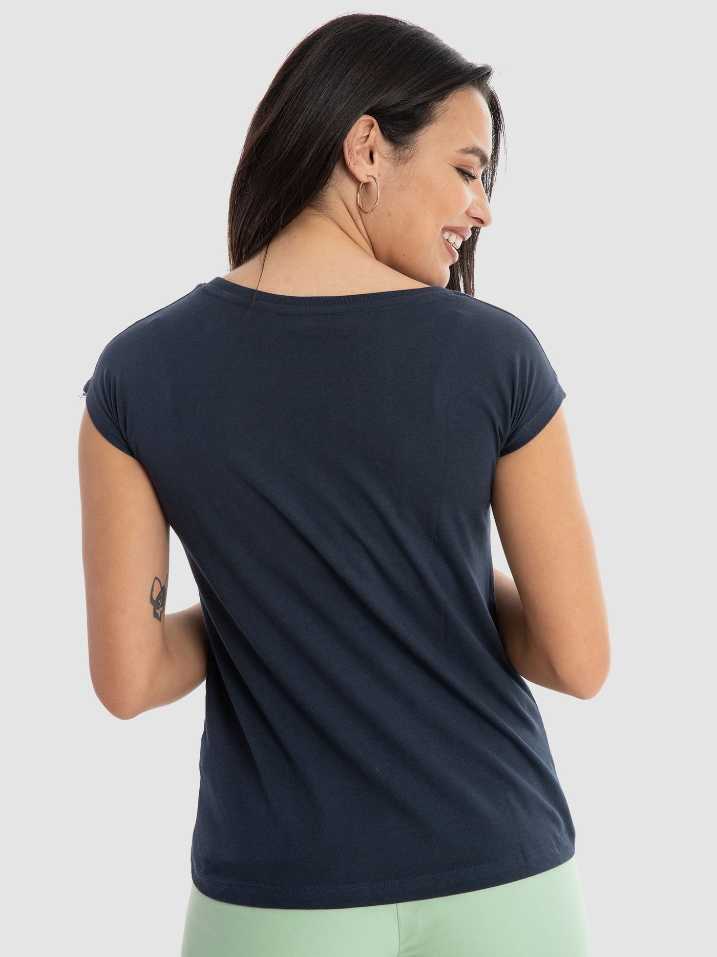 Premoda Womens Cap Sleeves T-Shirt