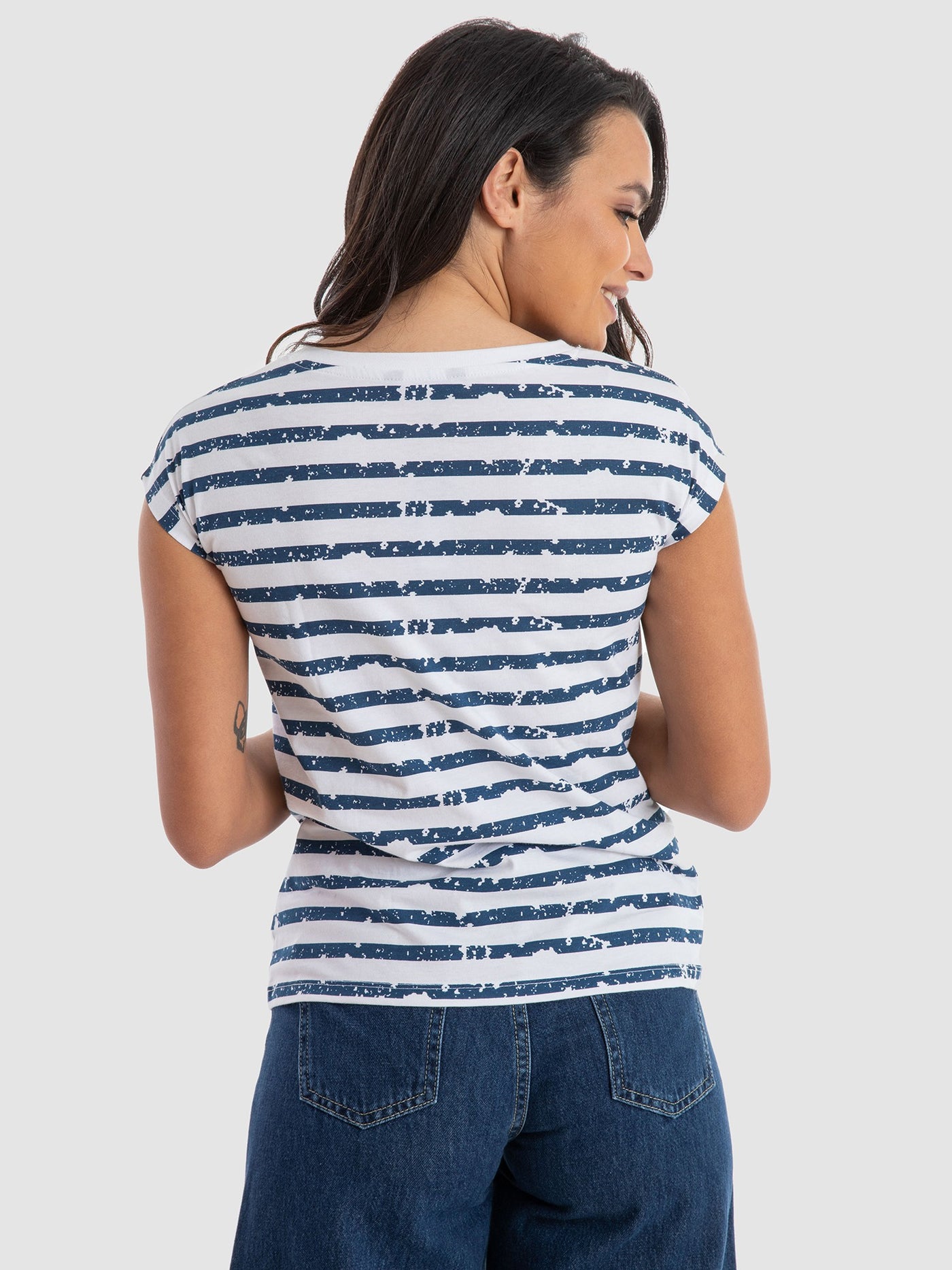 Premoda Womens Striped T-Shirt
