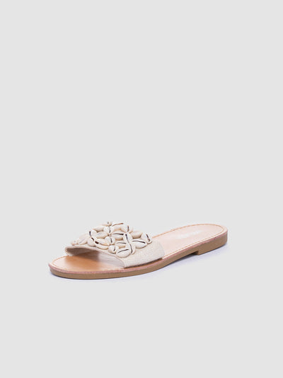 Premoda Womens Shell Embellised Sandals