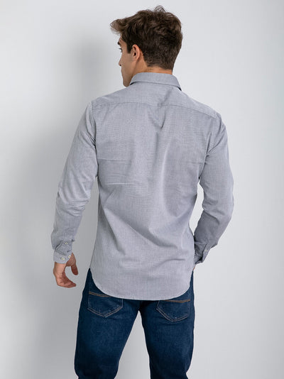 Premoda Mens Long Sleeve Printed Shirt