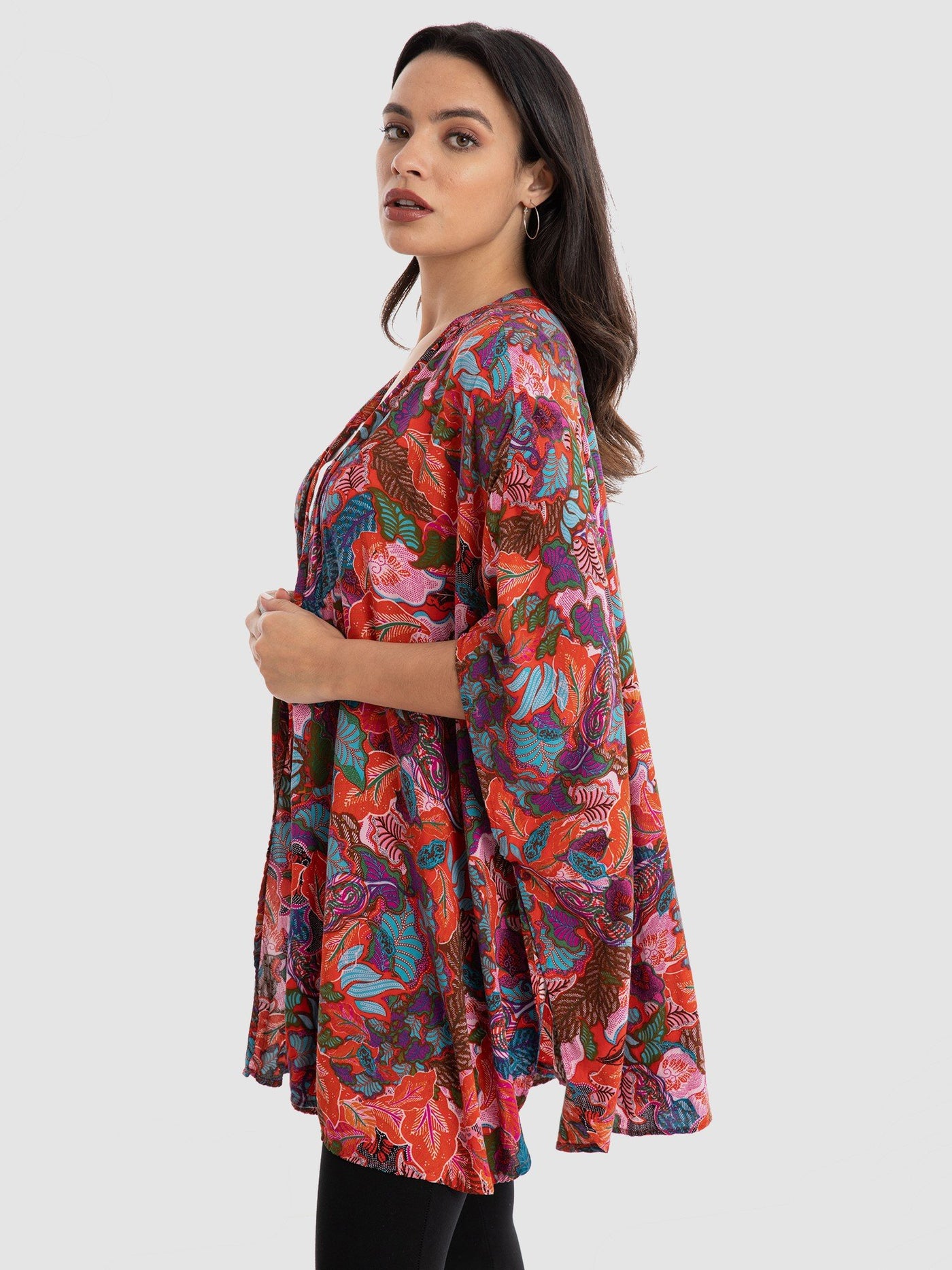 Premoda Womens Loose Fit Kimono