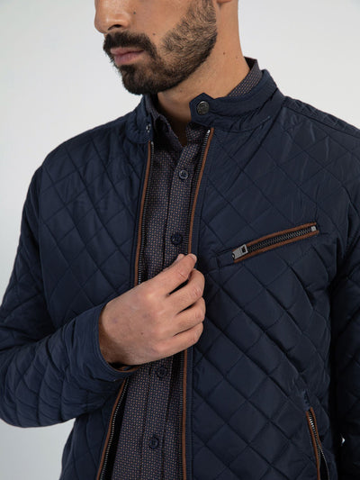 Jacket - Buttoned Neck