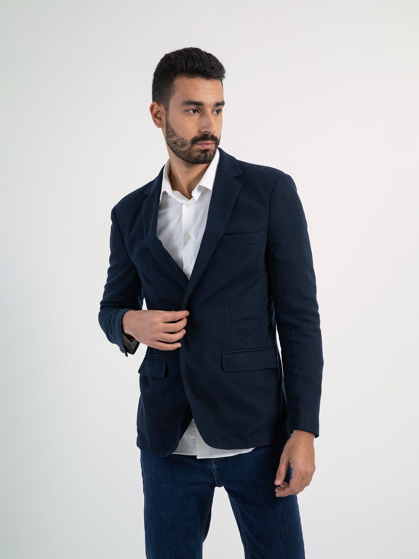 Blazer - Buttoned Solid