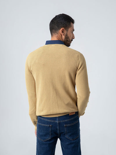 Sweater - Crew Neck - Textured