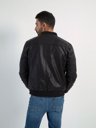 Jacket - Zipped Leather