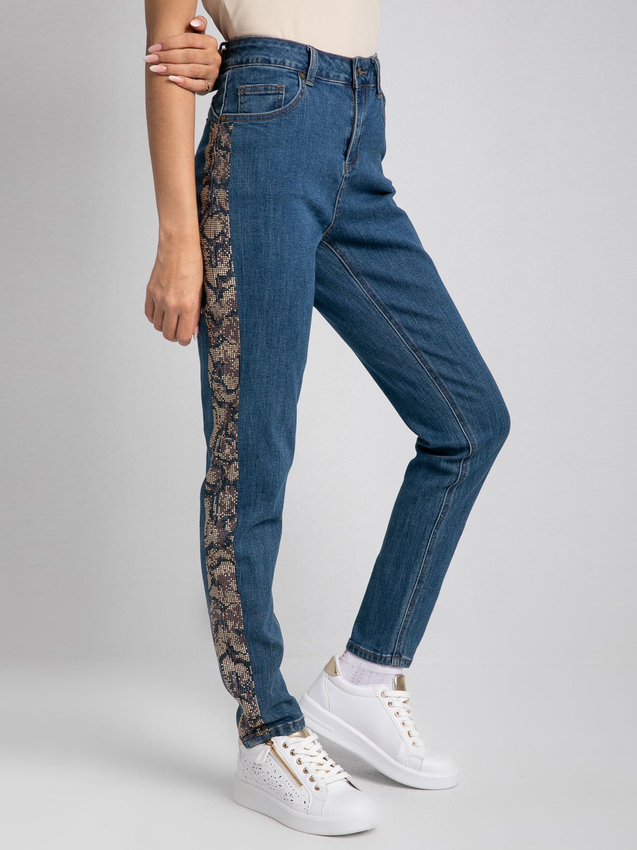 Jeans - Side Patterned