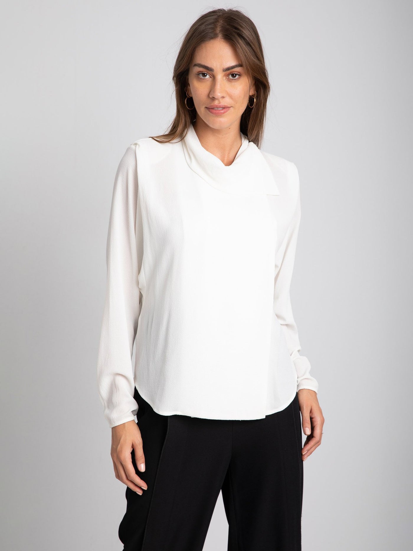 Blouse - Rolled Neck