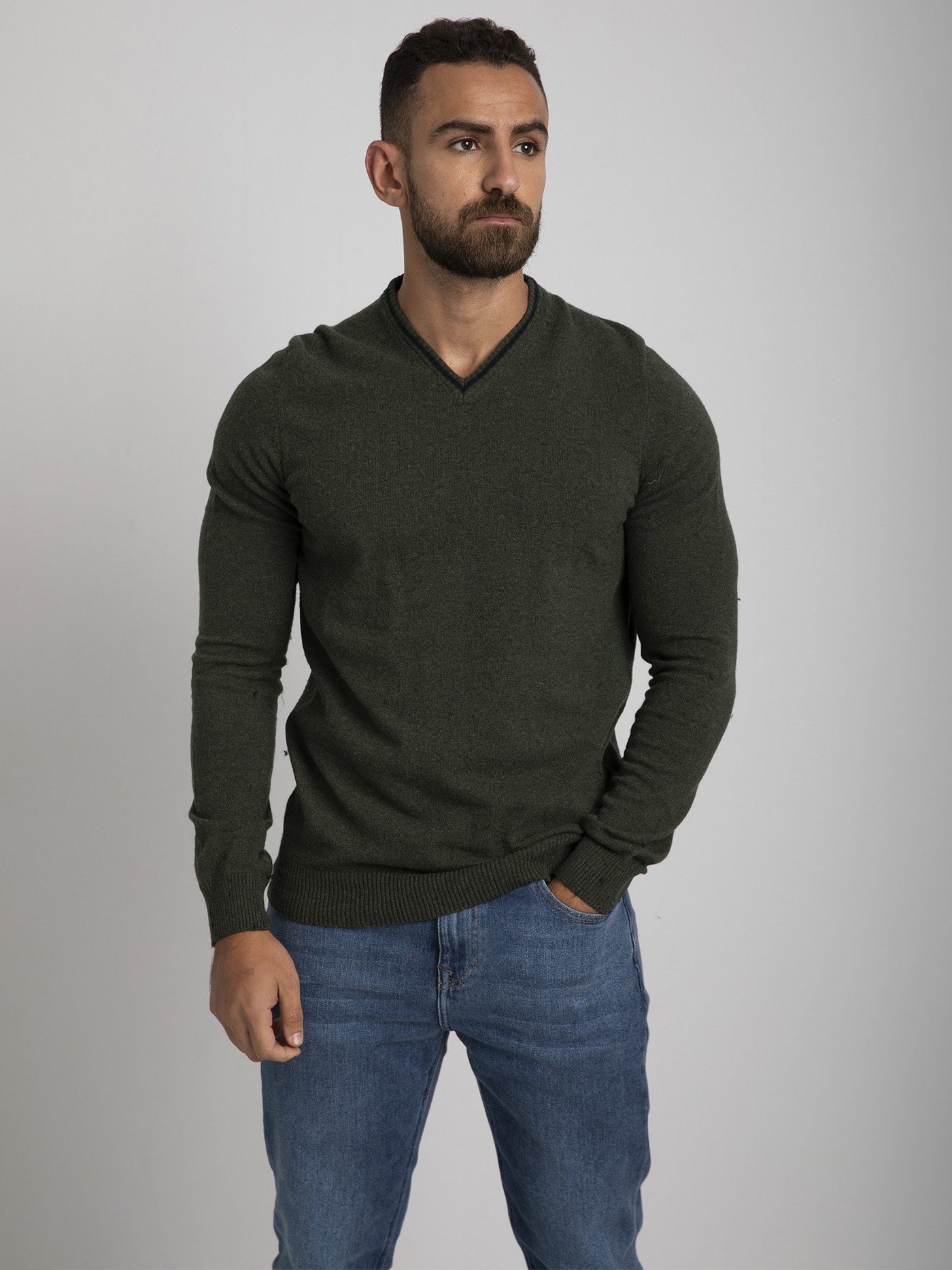 Dare Mens V-Neck Sweater