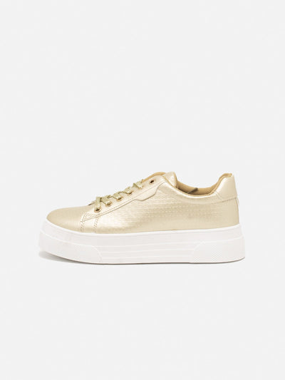 Sneakers - Golden Lace-up