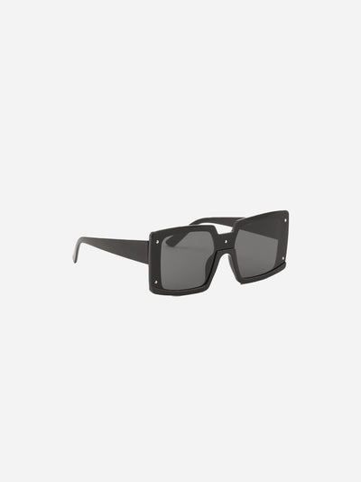 Square Frame Sunglasses - Studded