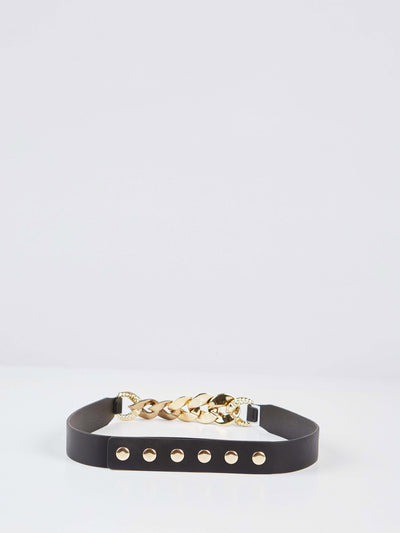 Belt - Buttoned - With Chain