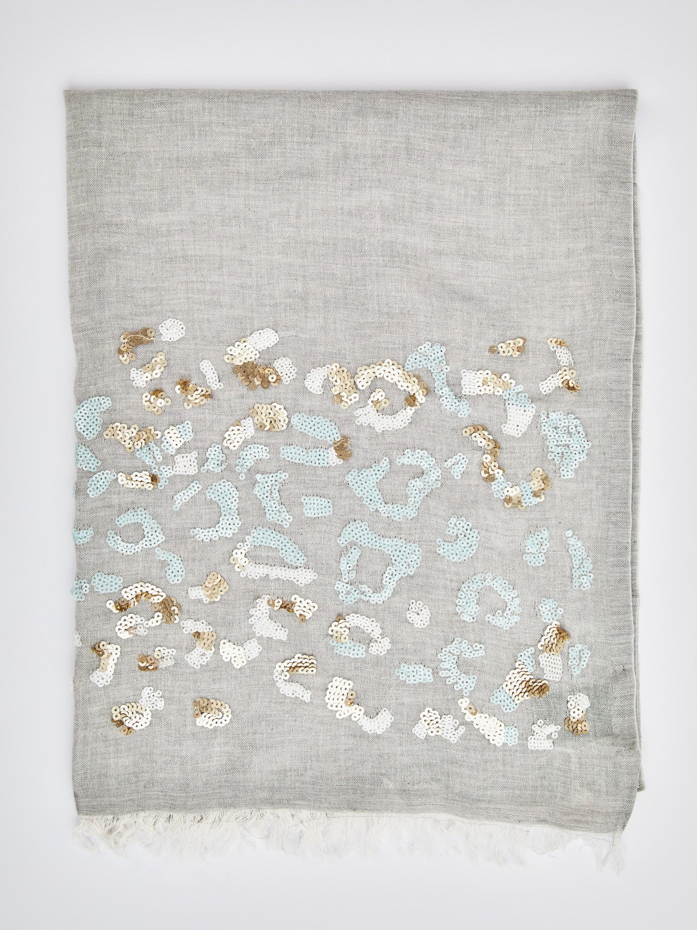 Scarf - Cotton - Sequined